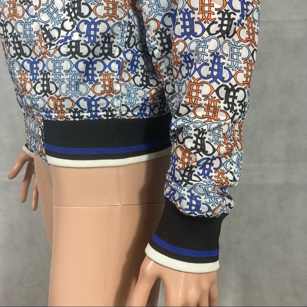 Emilio Pucci Logo Printed Bomber Jacket Multicolor - Picture 15 of 17